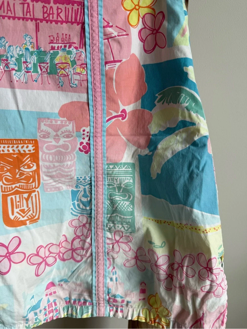 🌺 Lilly Pulitzer Hawaiian Patchwork Skort – Size 2 - Picture 4 of 10